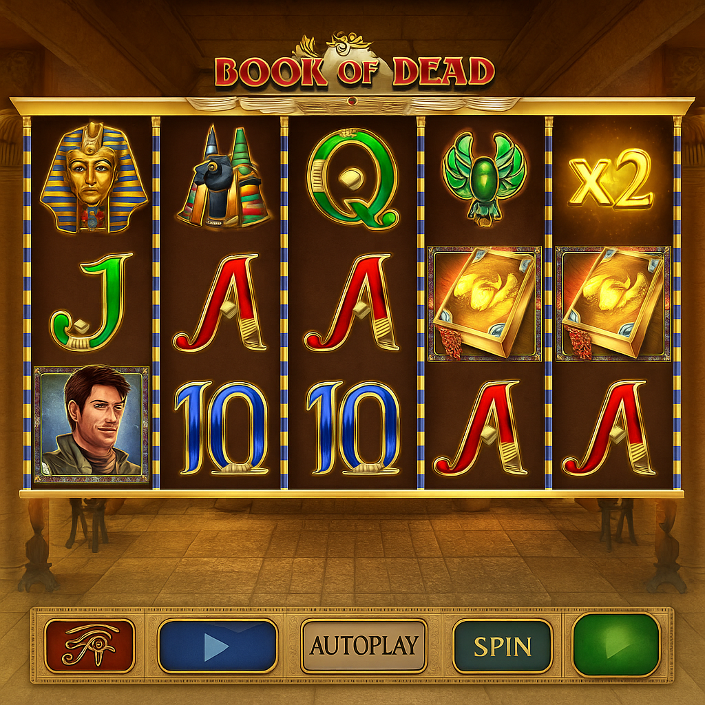 Ice Casino - Book of Dead Slot Game