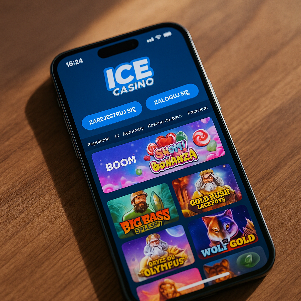 Ice Casino - Mobile Version - Responsive Design